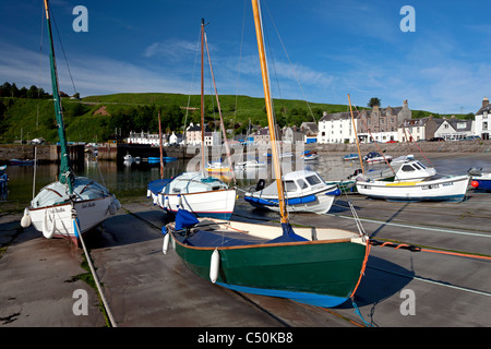 Stonehaven harbour sur une journée d'été, dans l'Aberdeenshire, Ecosse Banque D'Images