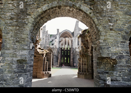 Ruines de l'abbaye cistercienne de Villers, Villers-la-Ville, province de Hainaut, Wallonie, Belgique, Europe Banque D'Images