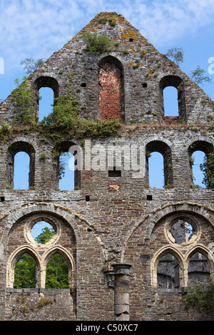 Ruines de l'abbaye cistercienne de Villers, Villers-la-Ville, province de Hainaut, Wallonie, Belgique, Europe Banque D'Images