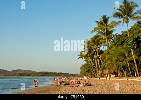 Plage de Tamarindo Péninsule de Nicoya Guanacaste Costa Rica l'Océan Pacifique Banque D'Images