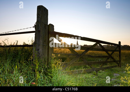 Malmesbury au lever du soleil Banque D'Images