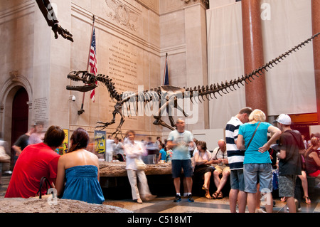 Theodore Roosevelt Memorial Hall, Musée Américain d'Histoire Naturelle, entrée de musée, New York City Banque D'Images