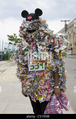 2011 : Mermaid Parade, Coney Island, Brooklyn, New York. bon homme. Banque D'Images