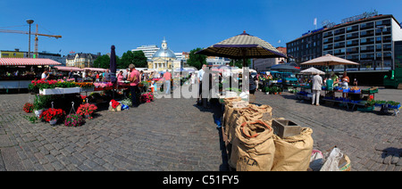 Scandinavie Finlande Turku Kauppartori place du marché le samedi Banque D'Images