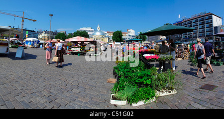 Scandinavie Finlande Turku Kauppartori place du marché le samedi Banque D'Images