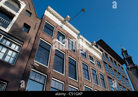 La chambre de l'holocauste juif victime, Annelies Marie Anne Frank, à Amsterdam, Hollande Pays-bas. Banque D'Images