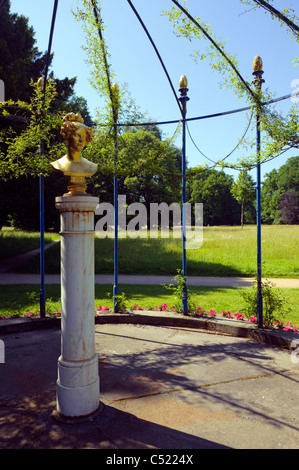 Sculpture d'Henriette Sontag, Parc Branitz près de Cottbus, Brandebourg, Allemagne, Europe Banque D'Images