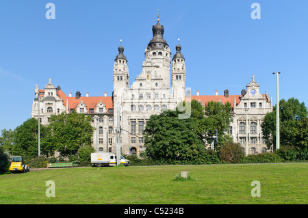 Neues Rathaus nouvelle mairie, Leipzig, Saxe, Allemagne, Europe Banque D'Images