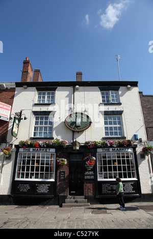 Le marché public house à Chesterfield, Angleterre, Royaume-Uni Banque D'Images