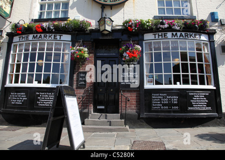 Le marché public house à Chesterfield, Angleterre, Royaume-Uni Banque D'Images