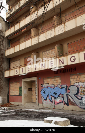 Bricolé sur Steinengraben, Bâle Banque D'Images