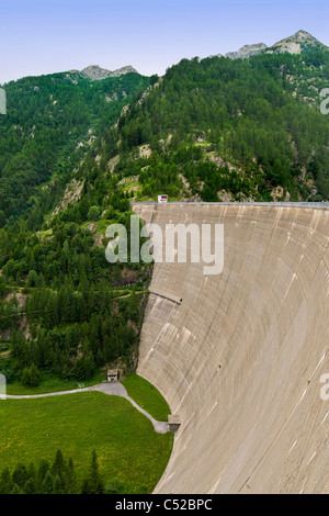 Sambuco barrage, vallée Lavizzara, Suisse Banque D'Images