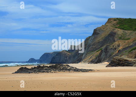 Cordama beach Costa Vicentina Côte ouest du Portugal Banque D'Images