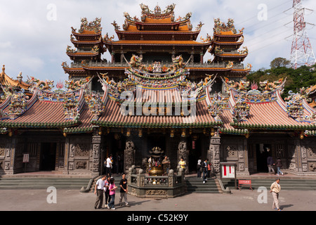 Temple Guandu, Beitou District, Taipei, Taiwan Banque D'Images