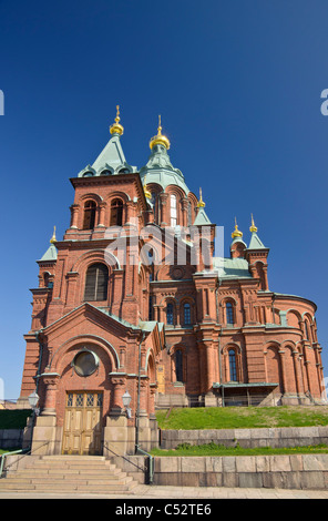 La cathédrale Uspenski, Helsinki, Finlande Banque D'Images