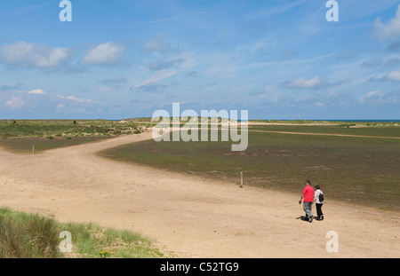 Holkham beach, North Norfolk, Angleterre Banque D'Images