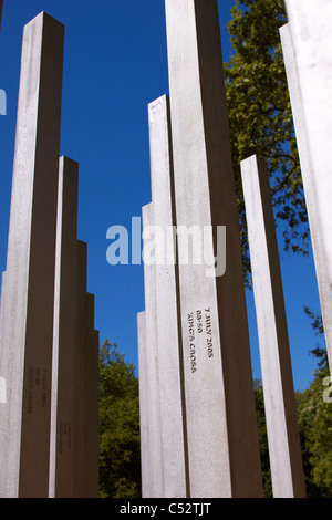 Une vue générale de l'attentat du tube 7 Juillet à Hyde Park Memorial Banque D'Images