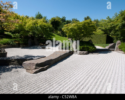 Le jardin japonais à l'Garten der Welt à Marzahn district de Berlin Allemagne Banque D'Images