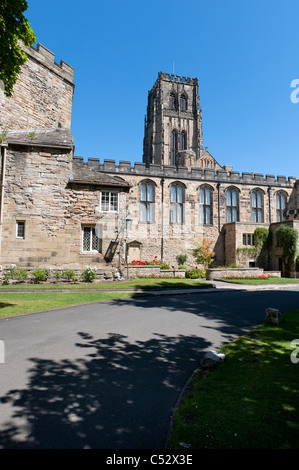 Collège Durham Cathedral Banque D'Images