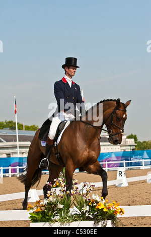 Dans le Parc de Greenwich Londres Dressage Banque D'Images