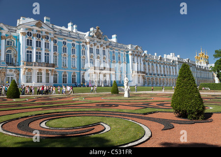 Le Palais de Catherine, St Pétersbourg, Russie Banque D'Images