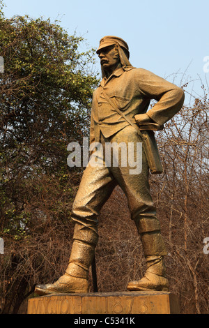 Le Dr David Livingstone Memorial à Victoria Falls au Zimbabwe. Banque D'Images