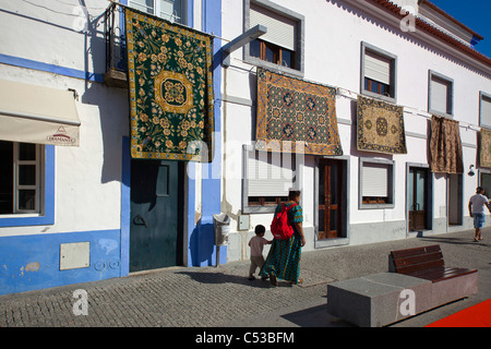 Tapis d'Arraiolos Arraiolos, équitable, Alentejo, Portugal, Europe Banque D'Images