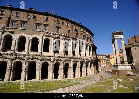 Italie, Rome, théâtre Marcellus Banque D'Images