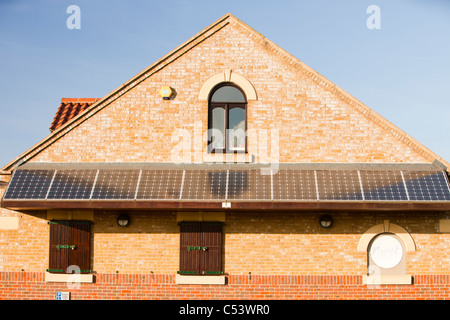 L'énergie renouvelable au Cowpen Bewley, parc boisé de Billingham, UK Banque D'Images