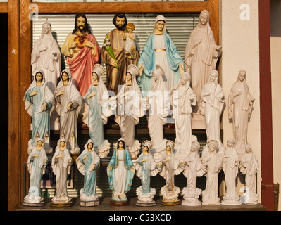 La Bosnie et Herzégovine, de Medugorje. Vierge Marie et statues religieuses dans le sanctuaire de Medjugorje, Bosnie et Herzégovine Banque D'Images