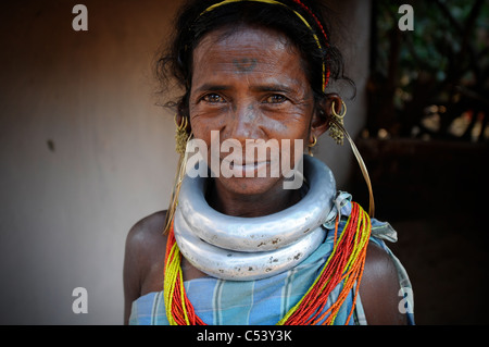 Gadba les populations tribales de l'état indien d'Orissa Banque D'Images