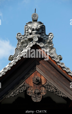 Détail de l'architecture de temple Kinkaku-Ji, Kyoto, Japon Banque D'Images