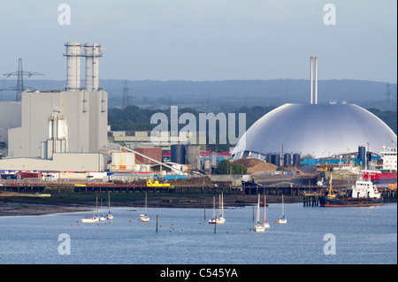 Incinérateur de Marchwood et Power Station, Southampton Banque D'Images