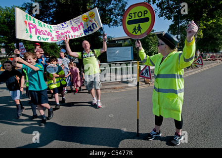 Manifestation contre les licenciements de Southwark Conseil Personnel sucette ? ? Banque D'Images