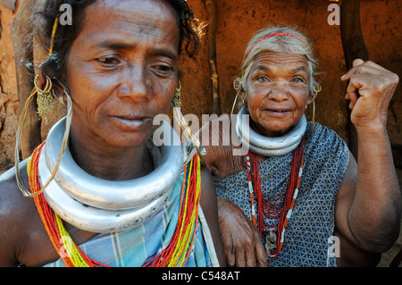 Gadba les populations tribales de l'état indien d'Orissa Banque D'Images