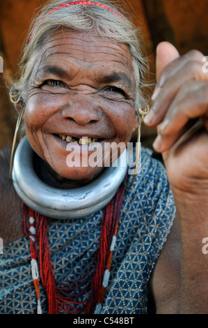 Gadba les populations tribales de l'état indien d'Orissa Banque D'Images