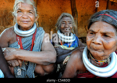 Gadba les populations tribales de l'état indien d'Orissa Banque D'Images