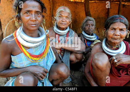 Gadba les populations tribales de l'état indien d'Orissa Banque D'Images