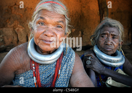 Gadba les populations tribales de l'état indien d'Orissa Banque D'Images