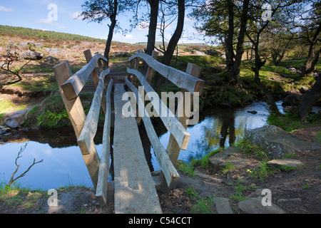 Immobiliers Longshaw Derbyshire Peak District National Park Banque D'Images