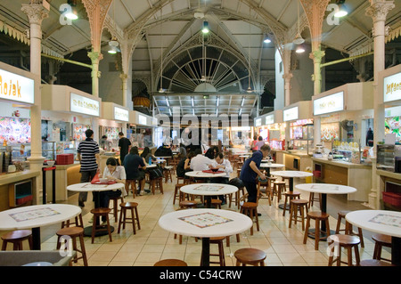 Lau Pa Sat, du vieux marché, centre alimentaire dans le quartier des affaires, Robinson Road, Singapour, en Asie du Sud-Est, l'Asie Banque D'Images