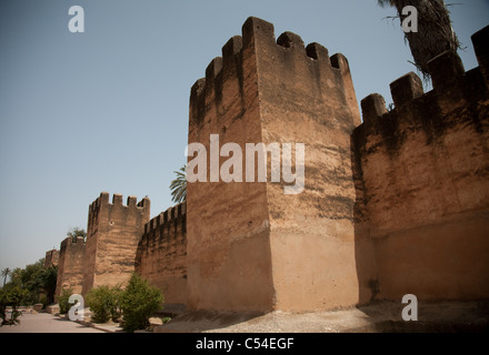 Les remparts qui entourent la ville de Taroudannt sont quelques-uns des mieux conservés au Maroc Banque D'Images