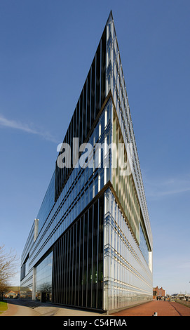 Deichtorcenter, architecture moderne, Deichtorplatz, Hafencity trimestre, ville hanséatique de Hambourg, Allemagne, Europe Banque D'Images