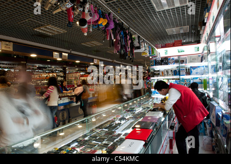 Les gens dans votre marché de la soie, Beijing, Chine Banque D'Images