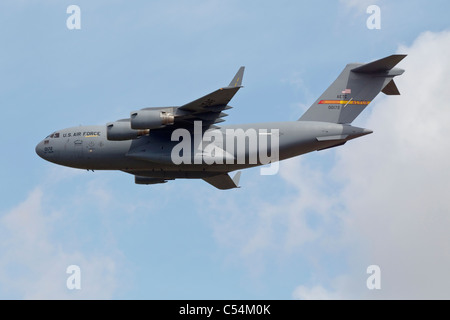 Un Boeing C17 Globemaster 111 de l'USAF Banque D'Images