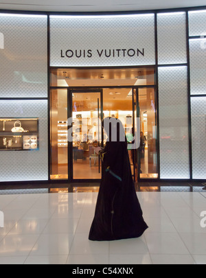 Louis Vuitton store dans le centre commercial de Dubaï à Dubaï Émirats Arabes Unis ÉMIRATS ARABES UNIS Banque D'Images