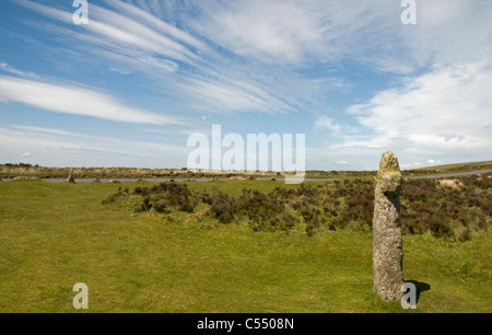 À Dartmoor, à Bennetts Cross près de Postbridge Banque D'Images