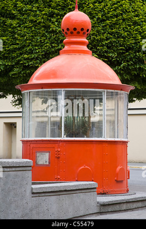 Canada, Colombie-Britannique, Vancouver Island, Victoria, Musée Maritime, l'objectif phare de l'île Trial Banque D'Images