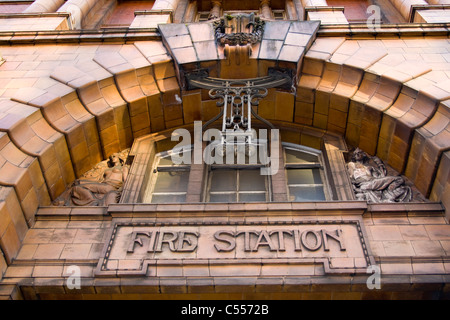 Old London Road, Manchester Fire Station Banque D'Images