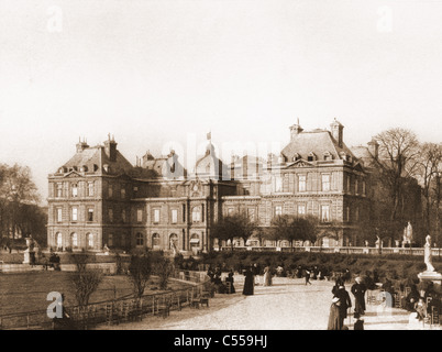 Jardin du Luxembourg ou le Luxembourg Gardens, Paris, France. Banque D'Images